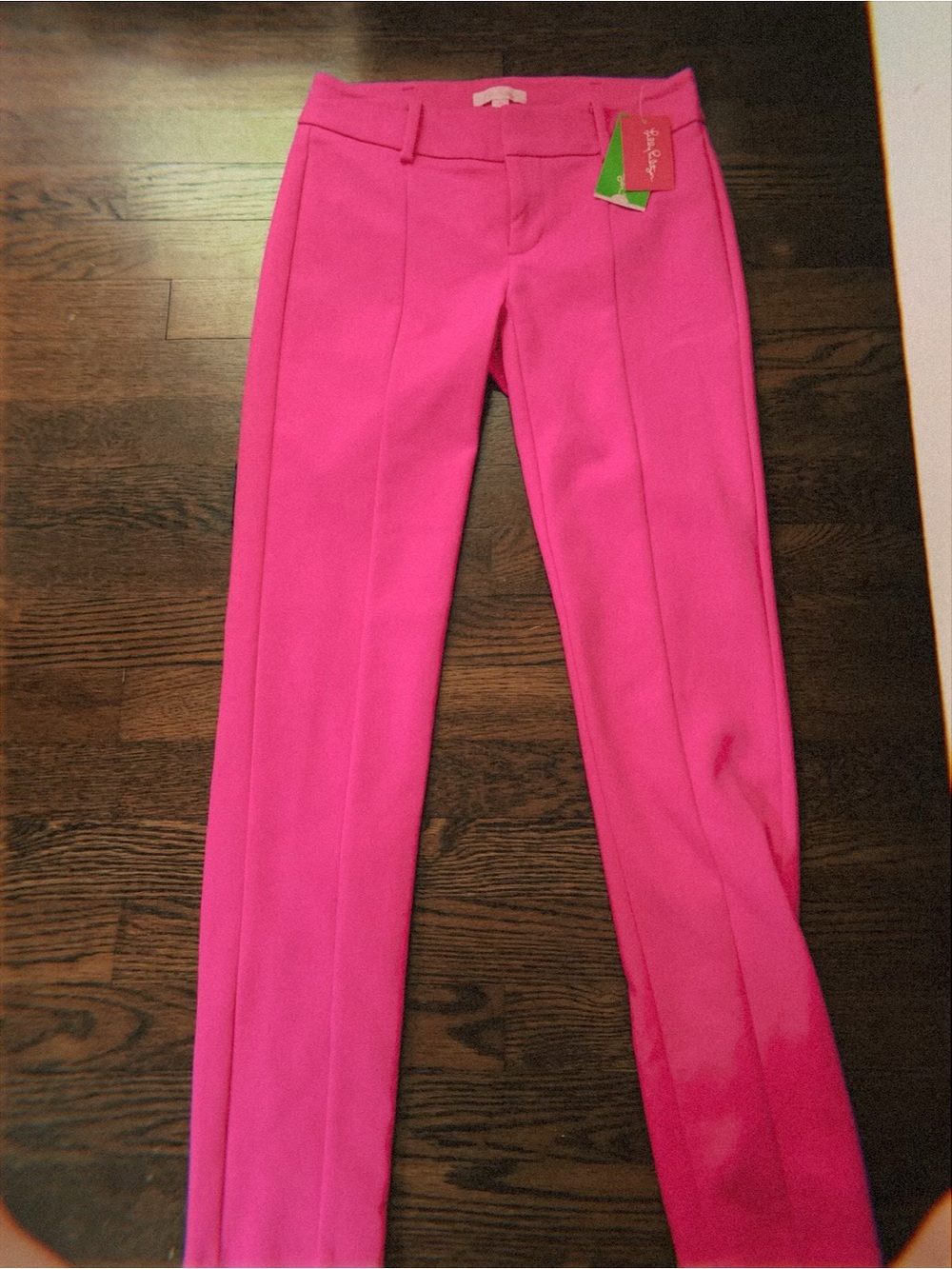 Lilly Pulitzer Hot Pink Straight Leg Pants